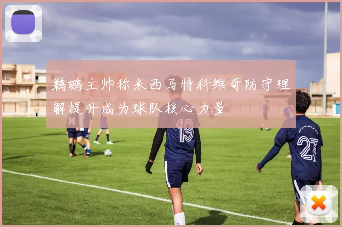 鹈鹕主帅称米西马特科维奇防守理解提升成为球队核心力量